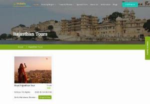 Rajasthan Tour Packages - Discover the majestic realm of maharajas with our exclusive Rajasthan tour packages, embarking on a regal expedition. Enhance your vacation experience by immersing yourself in the opulent cultural legacy of Rajasthan, celebrated for its magnificent forts, palaces, art, and traditions, establishing it as one of India&#039;s most sought-after destinations.