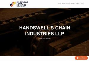 Handswell's Chain Industries LLP - At Handswell, we understand the critical role that conveyor chains play in the seamless operation of industrial processes. Our dedication to quality craftsmanship, cutting-edge technology, and customer satisfaction sets us apart as a leader in the industry. Whether you are in mining, manufacturing, agriculture, or any other industry that relies on conveyor systems, Handswell’s Chain Industries is your trusted partner for premium conveyor chain solutions. Explore the...