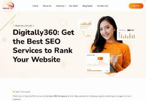 Top-Rated SEO Services in Dubai: Digitally 360 - Digitally 360 offers top-notch SEO services in Dubai, designed to boost your online visibility and drive targeted traffic to your website. With our strategic approach and expertise in search engine optimization, we ensure your business stays ahead in the competitive digital landscape of Dubai.