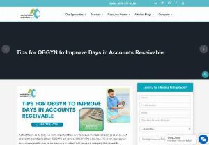Tips for OBGYN to Improve Days in Accounts Receivable - Maximize OBGYN revenue! Learn to calculate Days in AR, implement billing best practices, and adopt a front-end-driven revenue cycle.  