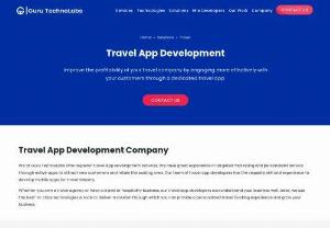 Travel App Development Company - Discover the best travel app development company that provides end-to-end mobility solutions for the travel and tourism industry. We have a team of experienced developers that delivers the exclusive travel app according to the client&#039;s business needs.