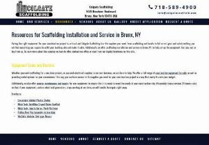 fall arrest equipment bronx - In the Bronx, if you are looking for scaffolding rental services provider, contact Colgate Scaffolding. Visit our site for more details.