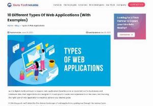 10 Different Types of Web Applications (With Examples) - Do you want to know about web application types? In this blog, we explain different types of web applications along with their advantages and examples.