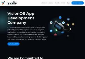 VisionOs App Development Company - Yudiz is the premier visionOS app development company. Our expert visionpro app development services elevate your business and get your vision to life, Call us!
