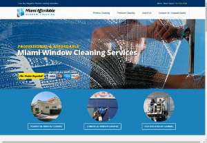 Miami Affordable Window Cleaning - As the best choice for your Miami Affordable Window Cleaning services we guarantee outstanding customer service and squeaky-clean windows. We pride ourselves in using the best and highest quality window cleaning products and tools. We also train our employees on techniques for maximum cleanliness and customer satisfaction. Not only do we provide incomparable service but we also provide the best price, making us the number one choice for all you window cleaning services.