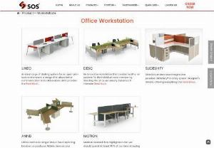 Best office workstation in India - SOS Office, a leading manufacturer and supplier of Modular Office workstations pan India, offers versatile solutions tailored to contemporary office needs. Customize your workspace effortlessly for optimal productivity and aesthetics.