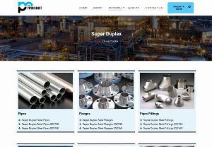 Super Duplex Steel - PipingMart.ae presents top-grade Super Duplex steel products, renowned for their exceptional corrosion resistance and high strength. Perfect for demanding industrial applications, our Super Duplex steel ensures reliable performance and durability. Explore our selection now!
