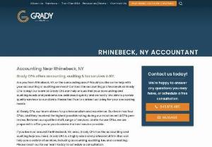 CPA Rhinebeck NY - Grady CPA offers certified public accounting services to Rhinebeck, NY. We'll handle your personal & business finances to ensure they're correct.
