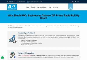 Efficiency Unleashed: ZIP PRIME Rapid Roll Up Door Innovation - Experience seamless operations with the ZIP PRIME Rapid Roll Up Door. This cutting-edge solution combines speed and durability, ensuring swift access and enhanced productivity for various industrial and commercial applications