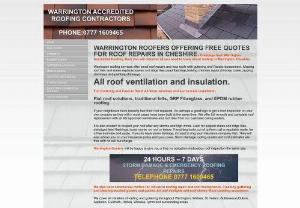 Warrington Roofing - Local roofers for roofing and guttering in Warrington