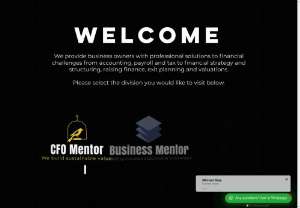 CFO MENTOR - We provide business owners with professional solutions to financial challenges from accounting, payroll and tax to financial strategy and structuring, raising finance, exit planning and valuations.