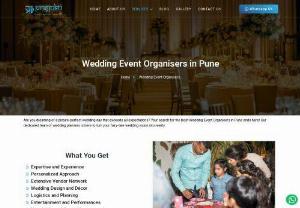 Wedding Event Planners in Pune - Are you dreaming of a picture-perfect wedding day that exceeds all expectations? Your search for the best Wedding Event Organisers in Pune ends here! Our dedicated team of wedding planners is here to turn your fairy-tale wedding vision into reality.