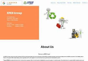 EPER Group : Recycling, Services and Rental - Discover innovative recycling solutions on the home page of the EPER Group. From the purchase of metals, electronic waste, shredded, hazardous waste, manufacture of parts in machines and tools, roll-off containers, to rental services, we are revolutionizing the way we recycle.