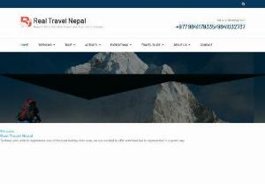 Real Travel Nepal - promoting travel and exploration in the beautiful country of Nepal. We offers authentic and firsthand experience on various destinations, cultural experiences, adventure activities, and local insights. Whether you’re planning a trek in the Himalayas, seeking spiritual encounters, or simply immersing yourself in Nepal’s rich heritage we help them make it possible