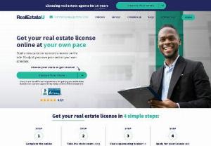 RealEstateU - Real Estate U is an online real estate school that provides courses for students who want to become real estate agents. The company was founded in 2013 and is headquartered in Miami, Florida. Real Estate U offers courses in all 50 states and the District of Columbia.