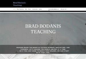Brad Bodanis Teaching - Brad Bodanis focuses on elementary and high school tutoring for students in addition to supporting college and university students with their writing.