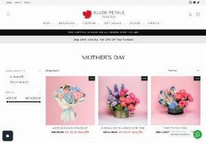 Mothers day flower bouquet - Celebrate Mother's Day in style with a stunning bouquet from Blush Petals Flower shop in Dubai! Show your love and appreciation with our beautiful arrangements, delivered right to her doorstep. Order now and make her day extra special!