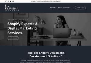 Krisha InfoTech | Top Shopify Experts & Digital Marketing Services - Trusted Shopify experts digital marketing services Elevate your online presence with our proven strategies Let s grow your business together!