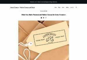 Make Your Mark: Personalized Rubber Stamps for Every Occasion - This is a Make Your Mark: Personalized Rubber Stamps for Every Occasion.