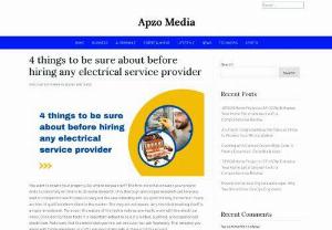 4 things to be sure about before hiring any electrical service provider - While searching for a skilled and competent electrician it is a good idea to start from asking recommendations from your friends, extended family members and colleagues. Make sure to ask only those people who have undertaken similar projects in the recent times.
