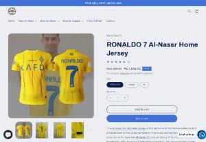 RONALDO 7 Al-Nassr Home Jersey - Premium Quality Replica Shirts  Dri-Fit aero-ready polyester  Embroidered Logos  Hand wash Preferable  7 Days exchange Available