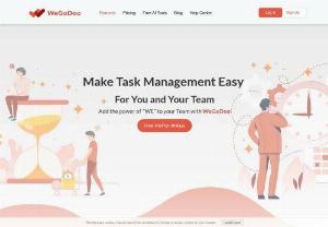 Best task management app - Streamline team and task management effortlessly for entrepreneurs and businesses with our user-friendly solution. Enjoy simplicity without any learning curve – our intuitive platform ensures smooth collaboration and efficient task execution. Dive into the full suite of features risk-free with a 30-day trial, giving you the opportunity to experience the possibilities firsthand. Embrace hassle-free team coordination, simplified task tracking, and seamless communication. Take...