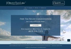 Attorney for Tax Debt in Tampa, FL - J. David Tax Law LLC, based in Tampa, offers clear-cut solutions for tax challenges, specializing in IRS disputes and unpaid taxes. Our expert tax attorneys are here to guide you with trust, transparency, and decisiveness. Beyond resolving immediate tax issues, we&#039;re focused on your long-term financial well-being. Special offers include a free initial consultation to assess your situation, flexible payment plans tailored to fit your budget, and a commitment to no hidden fees.