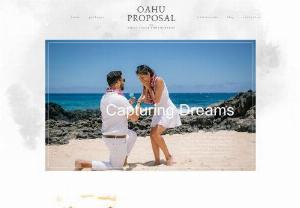haydenbutler - Plan your dream Oahu proposal with our customizable Hawaii proposal packages.  Explore our packages from proposal planning to engagement shoots.  We offer a romantic beach picnic, a private helicopter landing on a top of the mountain.  We can setup large Marry Me letters, roses, candles, and a professional photographer and videographer to capture the moment.