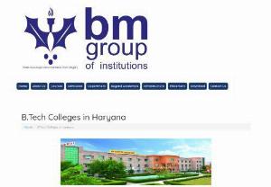 Top B.Tech Colleges in Haryana - Explore top B.Tech colleges in Haryana, fostering innovation and excellence in engineering education. Equip yourself for a dynamic career in technology.