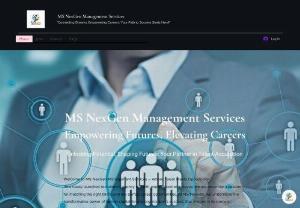 MS NEXGEN MANAGEMENT SERVICES - Welcome to MS NEXGEN MANAGEMENT SERVICES, where talent meets opportunity, and businesses thrive through strategic workforce solutions. At MS NEXGEN MANAGEMENT SERVICES, we are passionate about connecting exceptional talent with forward-thinking organizations.