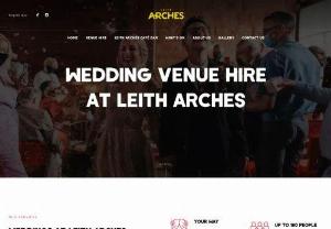 Wedding Venues Edinburgh - Leith Arches is located in the heart of Leith, a bustling neighborhood known for its vibrant dining and nightlife scene. The venue can accommodate up to 180 guests, making it perfect for both intimate and large weddings. The industrial-chic interior of Leith Arches is both stylish and versatile, allowing you to create the perfect ambience for your special day.