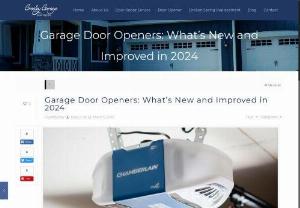 Upgrade to the Latest 2024 Smart Garage Door Openers - Don't miss out on the cutting-edge features in 2024's new garage door opener models. Get smartphone control, voice commands, enhanced security, battery backup, sleek designs, and more!