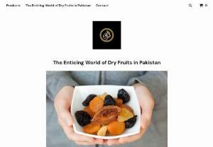 The Enticing World of Dry Fruits in Pakistan - Dry fruits in Pakistan encapsulate the essence of its food culture – rich, diverse, and infused with history and health benefits. Whether tossed in a salad, mixed with honey, or transformed into a tangy chutney, they provide a versatility and richness that's hard to resist. Dry fruits like almonds, walnuts, and pistachios are sometimes soaked or drizzled with honey, making them a luxurious snack.