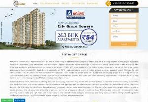 Aditya City Grace 2Bhk Apartments  in NH24 - Aditya City Grace 2Bhk Apartments  in NH24, Ghaziabad, and enjoy every moment with your family under these luxury 2/3bhk apartments loaded with modern amenities! Aditya City Grace Floor Plan is being designed and developed by Agarwal Associates Ltd. The strategic location of Aditya City Grace NH24 Ghaziabad is quite awesome locations  on the green side of the National Highway named NH24/NH09, and the Delhi-Meerut Expressway connects you to various domestic destinations. Price Starts @54...