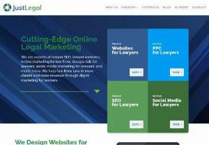 JustLegal Marketing LLC - We are a digital marketing agency for lawyers and we are experts at lawyer SEO, lawyer websites, online marketing for law firms, PPC for lawyers, social media marketing for lawyers, content marketing, and much more. We help law firms take in more clients and more revenue through digital marketing for lawyers.