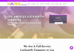 Kardo locksmith - Kardo Locksmith is a professional locksmith service company that provides quality lock and key services in L.A. and the surrounding areas. We have a team of certified and friendly locksmiths to help you with your residential, commercial, and automotive locksmith essentials. Kindly visit the website.