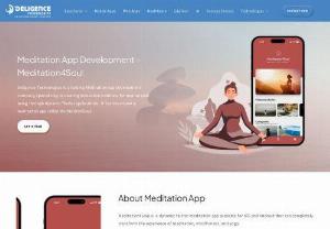 Meditation app development - Create your custom meditation app with Deligence Technology, the top Meditation app development Company . Explore our expertise in creating feature-rich apps with innovative solutions.