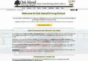 Oak Island Driving School - At Oak Island Driving School, I am dedicated to delivering top-tier driving instruction centered around safety, professionalism, and responsible driving practices. I am a seasoned, fully permitted instructor.  Each student receives individualized attention and support,  equipping them with skills to confidently navigate the roads for years to come.  