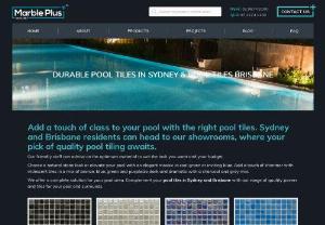 Pool Tiles Sydney - Our friendly staff can advise on the optimum material to suit the look you want and your budget.  Choose a natural stone look or elevate your pool with an elegant mosaic in cool green or inviting blue. Add a touch of shimmer with iridescent tiles in a mix of bronze, blue, green and purple.Go dark and dramatic with a charcoal and grey mix.  We offer a complete solution for your pool area. Complement your pool tiles in Sydney and Brisbane with our range of quality pavers and tiles for...