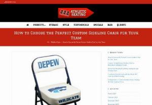 How to Choose the Perfect Custom Sideline Chair for Your Team - Have you ever wanted to give your game-day setup more of your style? You’re going to be very pleased! Whether you’re a die-hard sports fan, a proud parent cheering on your child’s match, or simply enjoying a comfortable place to watch the game, you should go for this Custom Sideline Chair. These chairs are all about customizing your sideline experience with their bold colors and quirky designs.