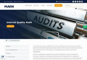 Internal Quality Audit: Key Checks for Success - To achieve and sustain excellence, a company needs a good quality control system. We provide Internal Quality Audit to helps organizations. Internal Quality audits are typically performed at predefined time intervals as per the audit plan and ensure that the institution has clearly defined internal system monitoring procedures linked to effective action. The audits are unbiased and require cross-functionality of departments.