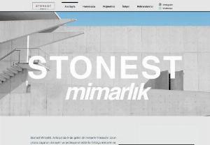 Stonest Mimarlık - Our company, Stonest Architecture, which provides services in the fields of architecture, interior architecture and construction, was founded by Architect İbrahim Şen and Interior Architect Asena Yılmaz Şen. We undertake many projects by combining constantly developing and changing construction, architecture and design methods in terms of aesthetics, comfort, functionality and quality. By gathering architecture, interior architecture and construction under our umbrella, we provide...