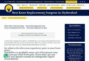Best Knee Replacement Surgeon In Hyderabad - Dr Vasudeva Juvvadi is the Best Knee Replacement Surgeon in Hyderabad. He dexterously performs knee replacements for moderate, severe and complex knee problems. He performs advanced orthopaedic procedures to treat intricate knee problems. Some of the procedures are regarded as the standard treatment for joint issues.