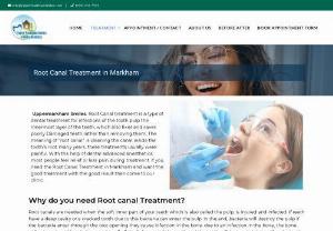 Root Canal Treatment Markham - What makes a root canal treatment necessary? When the pulp, the delicate inner layer of your teeth, becomes damaged or infected, you will require a root canal. Bacteria may penetrate the pulp of teeth that have deep cavities or fractures. If germs enter through the root entrance and establish an infection in the bone, they will ultimately kill the pulp. Because of an infection in the bone, the tooth will become loose and the surrounding bone will enlarge and weaken. Teeth that have pulp...