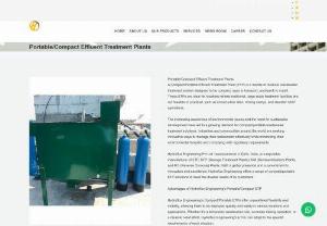 Portable/Compact Effluent Treatment Plants  Manufacturer - CETP is a centralized facility where wastewater from multiple sources is treated collectively before being discharged into the environment. This approach not only optimizes the treatment process but also minimizes the environmental impact by ensuring compliance with regulatory standards.