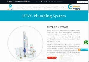 Best UPVC Plumbing Pipes and Fittings - APL Apollo Pipes - The UPVC plumbing system of APL Apollo has not been impacted by potent substances found in nature, such as mineral acids, alkalis, and salts, as well as an extensive range of organic solvents. Additionally, it offers protection against dangerous microorganisms and harmful UV rays.