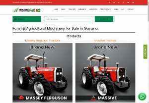 Tractors for Sale in Guyana - Tractors Guyana is one of the leading suppliers/dealers of Brand new Massey Ferguson tractors and farm implements in Guyana.