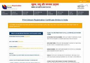 Print Udyam Registration Certificate Online in India - Documents Needed for Udyam Registration Certificate Print You will need only Udyam Registration Certificate for registratration number requirement. Please keep your certificate with you while filling the form.  Small firms can complete the Udyam Registration procedure more quickly and easily if they have these documents available at the time of registration.