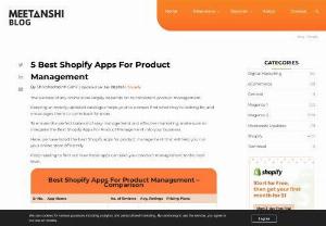 Top Shopify Apps for Streamlining Your Product Management - Good product management is at the heart of any thriving online store. It&#039;s about keeping things organized and fresh for your customers, ensuring they can effortlessly find their desired products and keep coming back for the new arrivals. The right tools can streamline this process, balancing efficient backend management with front-facing marketing brilliance.