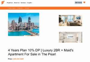 4 Years Plan 10% DP | Luxury 2BR + Maid's Apartment For Sale in The Pearl - 4 Years Plan 10% DP | Luxury 2BR + Maid's Apartment For Sale in The Pearl - Qatar